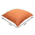 Almofada Externa Quadrado 43x43cm Liso Terracota Acquatec Naterial