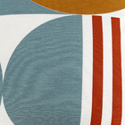 Almofada Externa Quadrado 43x43cm Listrado Azul Acquatec Naterial