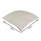Almofada Externa Quadrado 60x60cm Liso Offwhite Acquatec Naterial