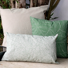 Almofada Externa Quadrado 60x60cm Liso Offwhite Acquatec Naterial