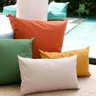 Almofada Externa Quadrado 60x60cm Liso Terracota Acquatec Naterial