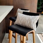 Almofada Externa Retangular 30x50cm Abstrato Offwhite Acquatec Naterial