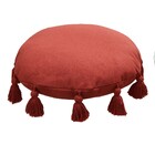 Almofada Quadrado Fiorella Algodão Terracora 40X40cm Artesanal Teares