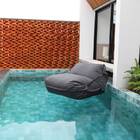 Almofada Flutuante Flow 110x180cm Cinza Wupa Brasil