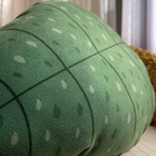 Almofada Folha Velveteen Verde 36x44cm