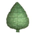 Almofada Folha Velveteen Verde 36x44cm