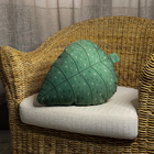 Almofada Folha Velveteen Verde 36x44cm