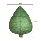 Almofada Folha Velveteen Verde 36x44cm
