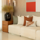 Almofada Folhas Cobre Retangular Tipo:completa