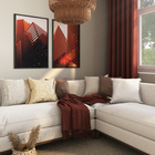 Almofada Franja 45x45cm Caramelo