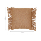 Almofada Franja Caramelo 45x45cm Mello