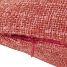 Almofada Franja Lã Goiaba 45x45cm