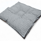 Almofada Futon 70x70 Cm Jacard Prada Quadriculado Decoração C