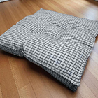 Almofada Futon 70x70 Cm Jacard Prada Quadriculado Decoração C