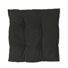 Almofada Futon Cadeiras Bancos Áreas 60x60 Cm Preto