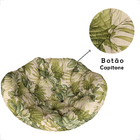 Almofada Futon Confortável P/ Balanço Ninho  - Palmares Bege