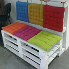 Almofada Futon Decoração 45x45 Cm Azul Marinho Novita