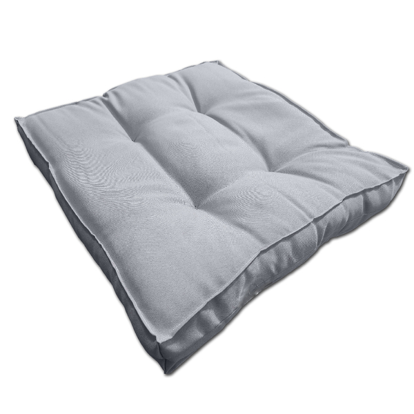 Almofada Futon Decoração 45x45 Cm Cinza Novita