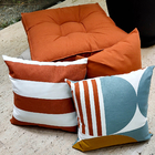 Almofada Futon Externa para Jardim Hidrorepelente Quadrado 45x45cm Liso Terracota Acquatec Naterial