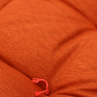 Almofada Futon Externa para Jardim Hidrorepelente Quadrado 45x45cm Liso Terracota Acquatec Naterial