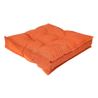 Almofada Futon Externa para Jardim Hidrorepelente Quadrado 60x60cm Liso Terracota Acquatec Naterial