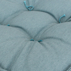 Almofada Futon Externa para Jardim Hidrorepelente Quadrado 60x60cm Liso Azul Acquatec Naterial