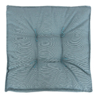Almofada Futon Externa para Jardim Hidrorepelente Quadrado 60x60cm Liso Azul Acquatec Naterial