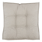 Almofada Futon Externa para Jardim Hidrorepelente Quadrado 60x60cm Liso Offwhite Acquatec Naterial