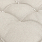 Almofada Futon Externa para Jardim Hidrorepelente Quadrado 60x60cm Liso Offwhite Acquatec Naterial