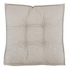 Almofada Futon Externa para Jardim Hidrorepelente Quadrado 60x60cm Liso Offwhite Acquatec Naterial