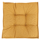 Almofada Futon Externa para Jardim Hidrorepelente Quadrado 60x60cm Liso Pecan Acquatec Naterial