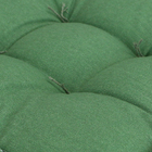 Almofada Futon Externa para Jardim Hidrorepelente Quadrado 60x60cm Liso Verde Acquatec Naterial