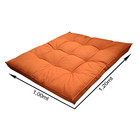 Almofada Futon Externa para Jardim Hidrorepelente Retangular 100x120cm Liso Terracota Acquatec Naterial