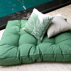 Almofada Futon Externa para Jardim Hidrorepelente Retangular 100x120cm Liso Verde Acquatec Naterial