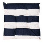 Almofada Futon Externa para Jardim Hidrorrepelente Quadrada 45x45cm Azul Listrada Navy Próxima Têxtil