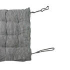 Almofada Futon Listrada Cinza 40x40cm - Casambiente Alm02-cin