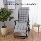 Almofada Futon P/ Cadeira De Balanço Espreguiçadeira 155x48
