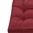 Almofada Futon Shelter 55x55 Poliéster Liso Macia Conforto