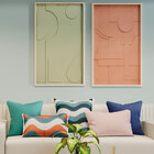 Almofada Gaudi Linho Azul 45x45cm