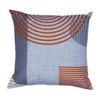 Almofada Geométrica 45x45cm Azul Speciatta