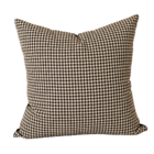 Almofada Geométrica Pied De Poule Preta & Branca Quadrada Tip