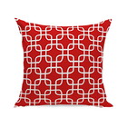 Almofada Geométrica Vermelha