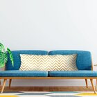 Almofada Gigante Chevron Amarelo Premium Único