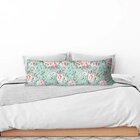 Almofada Gigante Floral Verde Único