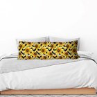 Almofada Gigante Girassol Com Chevron Único