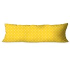 Almofada Gigante Poá Amarelo Único