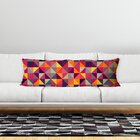 Almofada Gigante Triângulos Cooridos Único