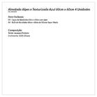 Almofada Grande Azul Estampada Floral Colorida 60cm X 60cm 4