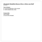 Almofada Grande Branca Lisa Clássica 60cm X 60cm Com Refil De