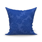 Almofada Grande Lisa Azul Clássica 60cm X 60cm Com Refil De S